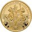 UK 50 Pounds (Charles III. Britannia) BRITANNIA 1/2 OZ 999.9 FINE GOLD J.O 2023 coin reverse