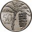 Samoa 50 Sene Tanumafili II 1974 KM# 17 50 SENE JB coin reverse