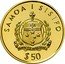Samoa 50 Tala Summer Olympics in Atlanta 1993 Proof KM# 90 SAMOA I SISIFO FAAVAILE ATUA SAMOA $ 50 coin obverse