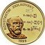 Samoa 50 Tala Konstantin Tsiolkovsky 1993 Proof KM# 106 KONSTANTIN ZIOLKOVSKY 1993 coin reverse