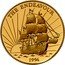 Samoa 50 Tala The Endeavor 1994 Proof KM# 107 THE ENDEAVOUR 1994 coin reverse