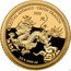 Samoa 50 Tala (Feng Shui Celestial Animals - Green dragon) 风 水 2021 CELESTIAL ANIMALS GREEN DRAGON 1/2 G .9999 AU coin reverse