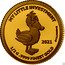 Samoa 50 Tala The Duck 2021 Set 2021 MY LITTLE INVESTMENT 1/2 G .9999 FINEST GOLD © F.S./WDRMG coin reverse