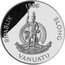 Vanuatu 50 Vatu Queen Victoria and Prince Albert 1996 Proof KM# 29 1996 RIPABLIK BLONC VANUATU LONG GOD YUMI STANAP coin obverse