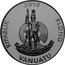 Vanuatu 50 Vatu (19th Worrld Championship Football in South Africa) RIPABLIK BLONG VANUATU LONG GOD YUMI STANAP 2010 coin obverse