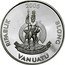 Vanuatu 50 Vatu Pedro Fernandez de Quiros 2005 Proof KM# 38 RIPABLIK 2005 BLONG VANUATU LONG GOD YUMI STANAP coin obverse