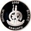 Vanuatu 50 Vatu Olympic Games 2012. Beach Volleyball 2009 Proof KM# 61 RIPABLIK 2009 BLONG LONG GOD YUMI STANAP VANUATU coin obverse