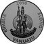Vanuatu 50 Vatu The Ghan Train 2010 Proof KM# 64 RIPABLIK 2010 BLONG VANUATU LONG GOD YUMI STANAP coin obverse