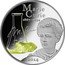 Vanuatu 50 Vatu 80th Anniversary of Death of Marie Curie 2014 Proof KM# 94 MARIE CURIE 1867-1934 M. CURIE 2014 coin reverse