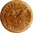 Vanuatu Franc Frigate Bird 1970 KM# 4.1 NOUVELLES HÉBRIDES 1 FRANC coin reverse