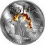 Samoa Half Dollar Harry Potter - Remus Lupin & Nymphadora Tonks 2020  Proof 2020 HARRY POTTER REMUS LUPIN & NYMPHADORA TONKS TM & © WBEI (S19) coin reverse