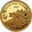 Samoa One Dollar Save the Ocean - Starfish 2020 2020 SAVE THE OCEAN 1/2 G .9999 FINEST GOLD coin reverse