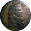 UK ½ Penny Middlesex National Series. Prince of Wales ND (1787-1797)  GEORGE PRINCE OF WALES. coin obverse