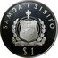 Samoa Tala Tanumafili II Commonwealth Games 1978 Proof KM# 30a SAMOA I SISIFO FAAVAE I LE ATUA SAMOA $ 1 coin obverse