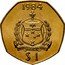 Samoa Tala Malietoa Tanumafili II 1984 KM# 57 1984 FA'AVAE I LE ATUA SAMOA $1 coin reverse