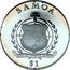 Samoa Tala London Olympics. Kayaking 2009 Proof KM# 188 SAMOA $1 FA'AVAE I LE ATUA SAMOA coin obverse