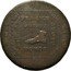 UK 1/2 Penny (Hampshire. Emsworth. Earl Howe) MAP OF FRANCE 1794 FRA NCE FIRE RE LI GI ON FIRE HONOR FIRE GLORY FIRE coin reverse