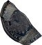Russia 1/2 Yefimok Alexey Mikhailovich Countermarked over Frankfurt Thaler 1621 1655  MP AVGV... coin reverse