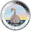 Australia 1 Dollar (Australian Swan - Coloured) THE 1 OZ 9999 AUSTRALIAN SILVER SWAN P coin reverse