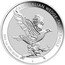Australia 1 Dollar Elizabeth II 6th Portrait - Wedge-Tailed Eagle 2023 P BU AUSTRALIAN WEDGE-TAILED EAGLE P JM 2023 1OZ 9999 SILVER coin reverse