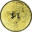 New Zealand 1 Dollar (Pattern with Royal Mint Logo) $ 1 coin obverse