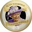 New Zealand 1 Dollar Platinum Jubilee 2022  Proof QUEEN ELIZABETH II E PLATINUM JUBILEE $1 coin reverse