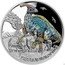 Niue 1 Dollar (Prehistoric world - Parasaurolophus) PARASAUROLOPHUS PP coin reverse