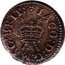 UK 1 Farthing James I. Type 2 ND ND (no date) KM# 51a IACO D G MAG BRIT coin obverse