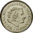 Netherlands 1 Gulden (Beatrix Pattern) KM# PnA138 JULIANA KONINGIN DER NEDERLANDEN coin obverse