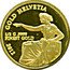 Samoa 1 Tala (Helvetia) GOLD HELVETIA 1/2 G .9999 FINEST GOLD 2012 coin reverse