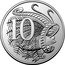 Australia 10 Cents Elizabeth II 6th Portrait - Memorial Obverse 2023  BU - Mintage tba 10 SD coin reverse