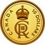 Canada 10 Dollars (Charles III’s Royal Cypher. Transition Obverse) CANADA 10 DOLLARS C III R coin reverse