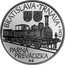 Slovakia 10 Euro 150th years of the opening of the steam railway between Bratislava & Trnava 2023 (Mk) PARNÁ PREVÁDZKA MK FZ BRATISLAVA – TRNAVA 1873 coin reverse