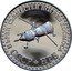 Bulgaria 10 Leva First Soviet-Bulgarian Space Flight 1979 Proof KM# 105a ПЪРВИ СЪВМЕСТЕН ПОЛЕТ В КОСМОСА СССР НРБ coin reverse