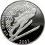 Bulgaria 10 Leva XIX Winter Olympic Games in Salt Lake City. Ski Jump 2001 Proof KM# 247 XIX ЗИМНИ ОЛИМПИЙСКИ ИГРИ 2002 coin reverse