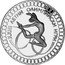 Bulgaria 10 Leva (XXIII Summer Olympics. Pattern. Proba II) KM# Pn29 XXIII ЛЕТНИ ОЛИМПИЙСКИ ИГРИ coin reverse