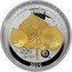 Samoa 10 Tala (3D Linden) THE GOLD LEAF COLLECTION LINDEN LEAVES 2015 1 OZ 999 FINE SILVER coin reverse