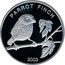 Samoa 10 Tala Parrot Finch 2003 PARROT FINCH 2003 coin reverse