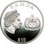 Samoa 10 Tala (Queen Elizabeth II Diamond Jubilee) $10 SAMOA coin obverse