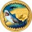 Niue 100 Dollars (Charles III Tiger Shark) AUSTRALIA'S TIGER SHARK coin reverse