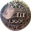 Portugal 100 Reis (Joao IV Countermarked)  coin reverse