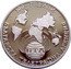 Bulgaria 1000 Leva 100th Anniversary of the Bulgarian Telegraph Agency 1998 Proof KM# 230 100 ГОДИНИ БЪЛГАРСКА ТЕЛЕГРАФНА АГЕНЦИЯ coin reverse