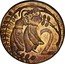 New Zealand 2 Cents (Elizabeth II 2nd portrait - Planchet Error) 2 JB coin reverse