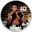 Niue Two Dollars Muhammad Ali. Coloured 2023 MUHAMMAD ALI coin reverse