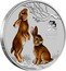 Australia 2 Dollars (Year of the Rabbit - Coloured) 兔 RABBIT 2023 P coin reverse
