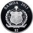 Samoa 2 Tala Olympic Games 2015 SAMOA 2015 $2 FA'AVAE I LE ATUA SAMOA coin obverse