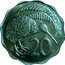 New Zealand 20 Cents (Kiwi. Planchet Error) 20 JB coin reverse