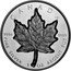 Canada 20 Dollars Super Incuse Maple Leaf. Black Rhodium 2023 CANADA FINE SILVER 1 OZ ARGENT PUR 9999 9999 coin reverse