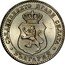 Bulgaria 20 Stotinki Ferdinand I 1888 KM# 11 СЪЕДИНЕНИЕТО ПРАВИ СИЛАТА БЪЛГАРИЯ coin obverse