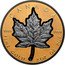 Canada 200 Dollars (Super Incuse Maple Leaf. Black Rhodium) CANADA FINE GOLD 2 OZ OR PUR 9999 9999 coin reverse